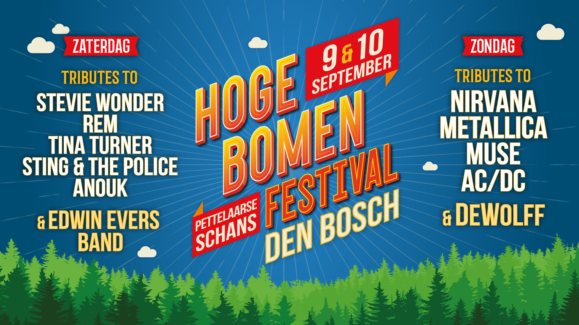 Obsessie Herhaal nul Hoge Bomen Festival 2023 - Tickets, line-up, timetable, plattegrond & info