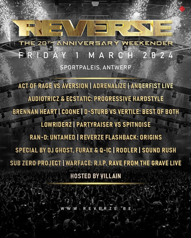 Reverze · The 20th Anniversary Weekender 2024 Tickets, lineup & info