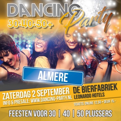 30 40 50 plus Dancing Party