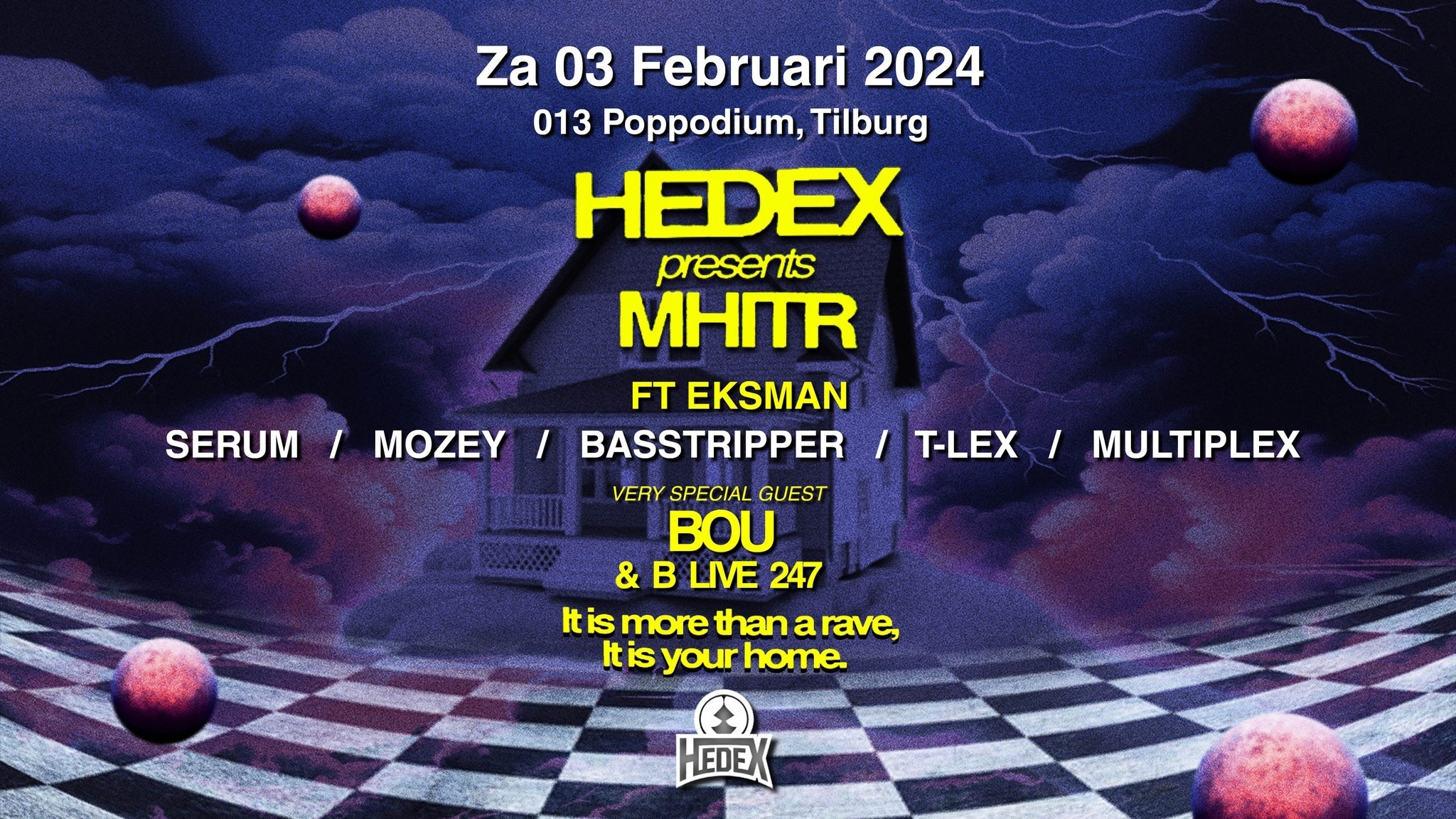 hedex my home is the rave tour