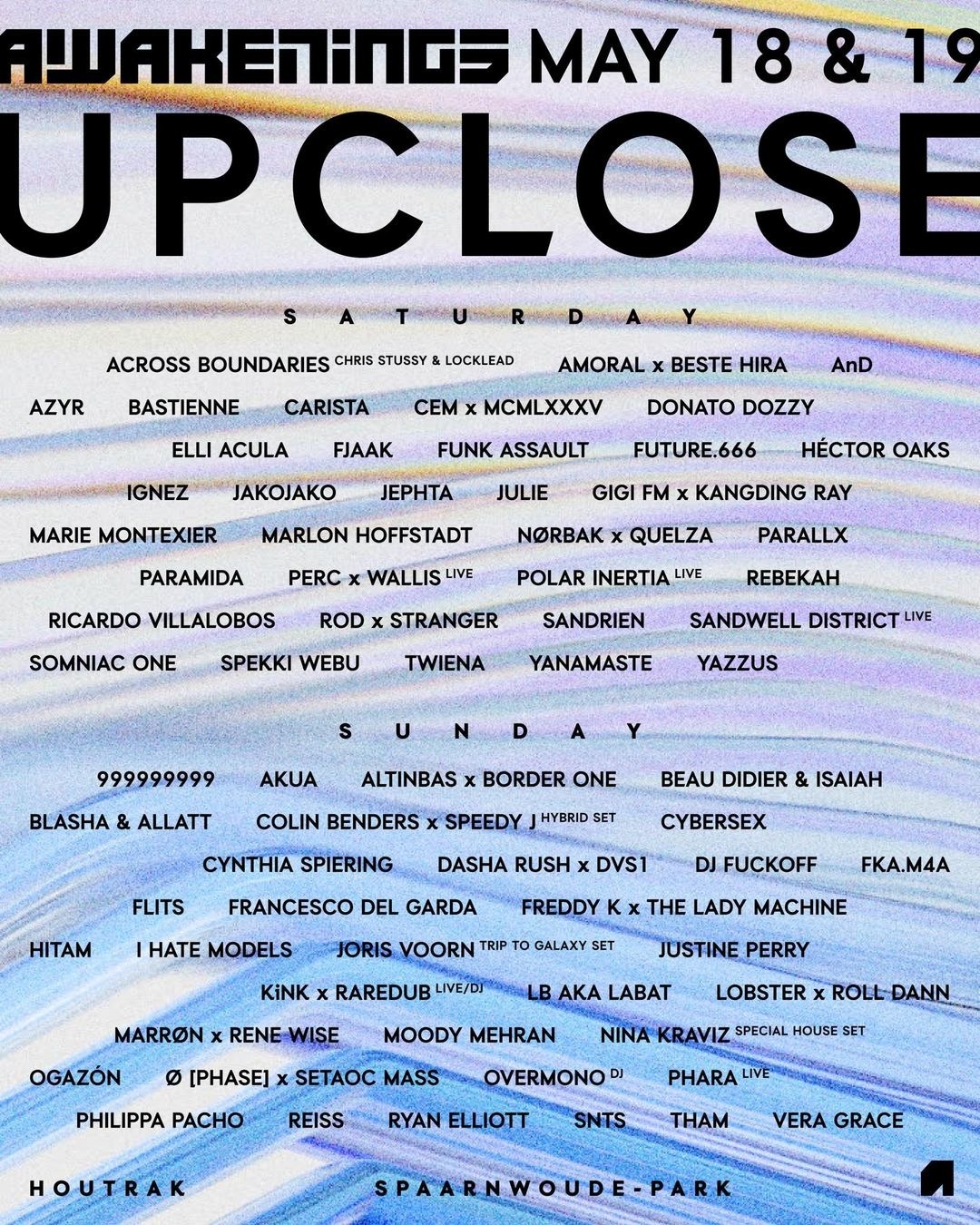 Awakenings, 2024 · Upclose · Upclose Tickets, lineup, timetable