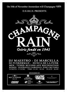 Champagne rain