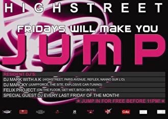 Highstreet fridays will make you jump