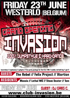 Grand opening Club Invasion