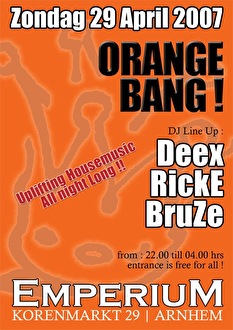 Orange Bang Official Afterparty of Sunday Love Outdoor