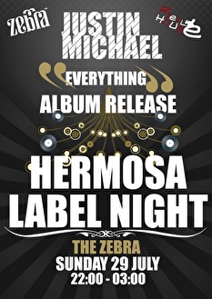 Hermosa label night