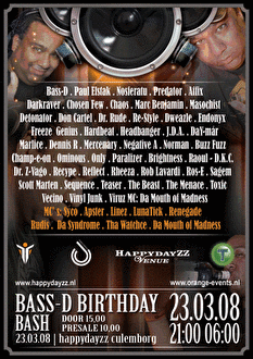 Bass-D Birthday Bash