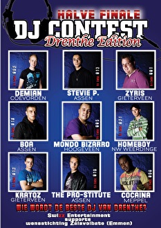 DJ Contest 'Drenthe Edition' Halve finale en afterparty