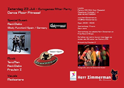 Herr Zimmerman's DanceFloor Fitness Party!
