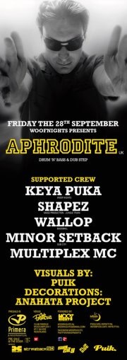 Woof presents: DJ Aphrodite & Friends