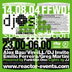 Reactor Official Reactor FFWD Afterparty