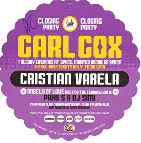Closing party Carl Cox