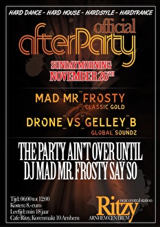 Sunday morning official afterparty